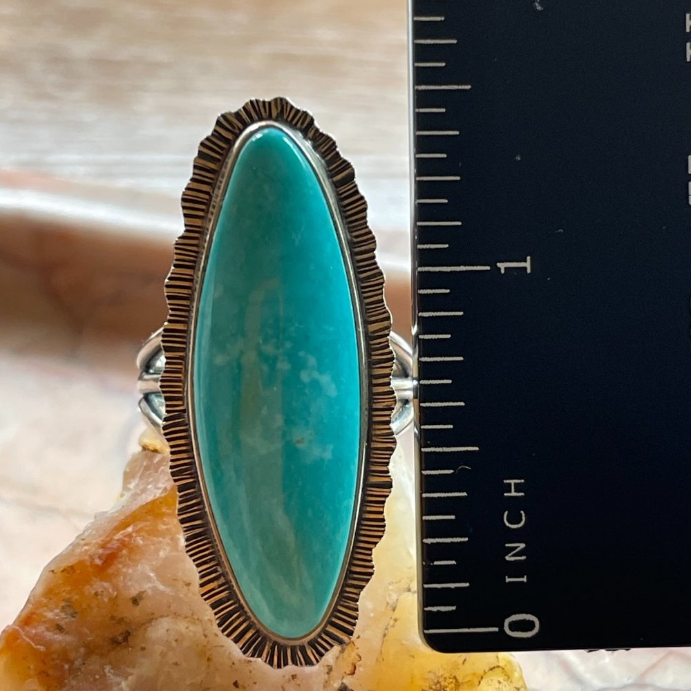 Native American Turquoise Ring - Picture 5 of 6